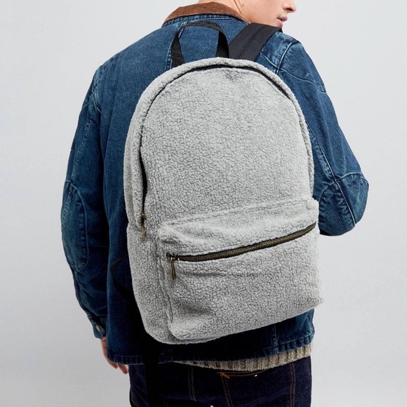 ASOS Other - ASOS Borg Backpack